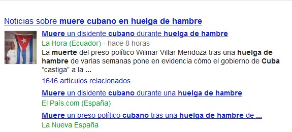 print screen de gogle con noticias