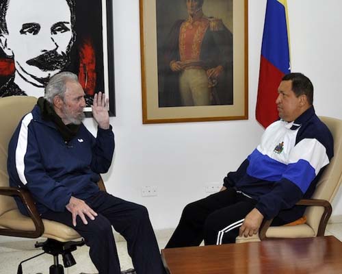 Fidel y Chavez