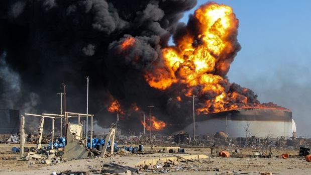 Incendio en Refinería Venezuela