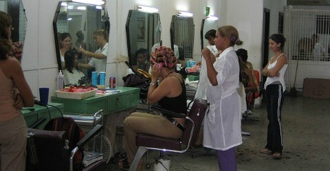 Peluquería en Cuba