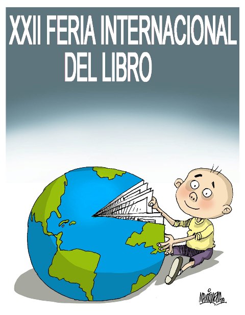 Caricatura: Feria del Libro