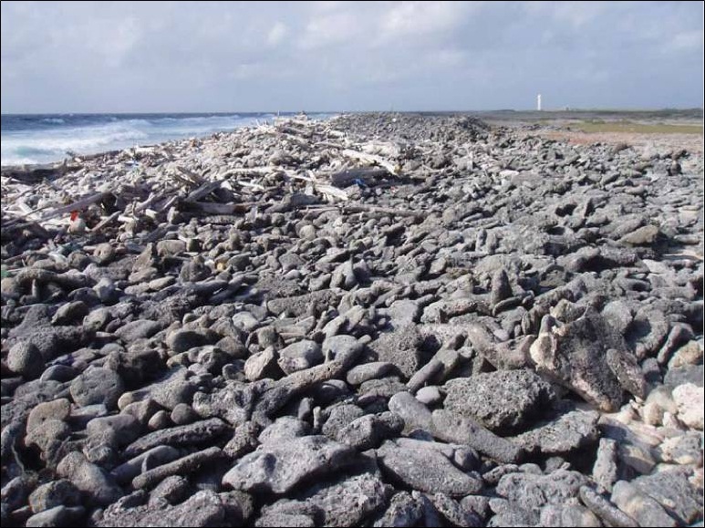 Depósitos de tormenta. Bonaire