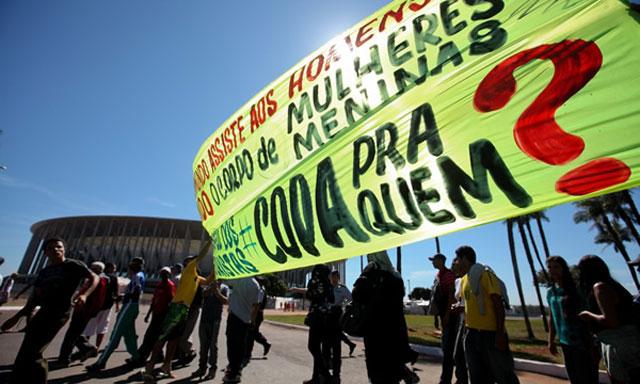 Protestas en Brasil