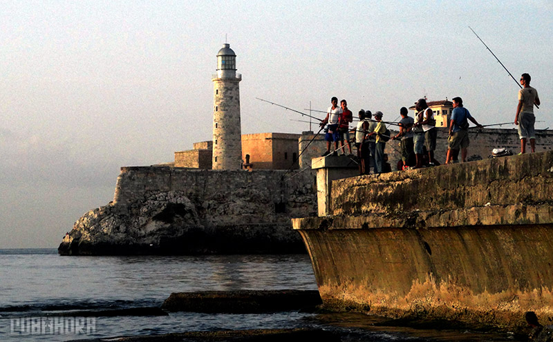 Pescadores en la Punta