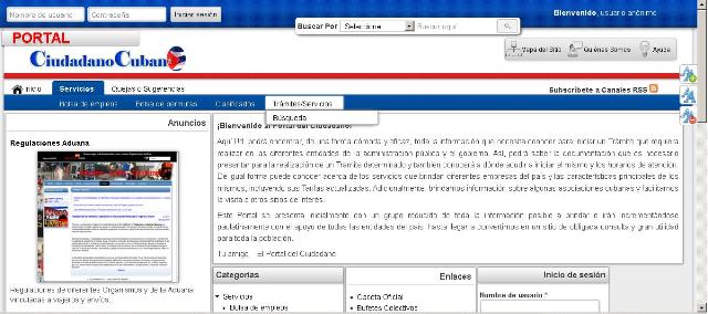Portal del Ciudadno Cubano