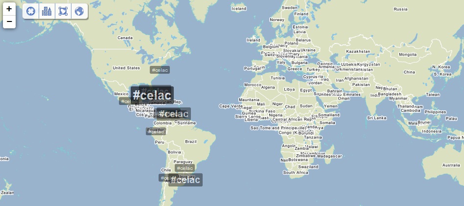 mapa celac