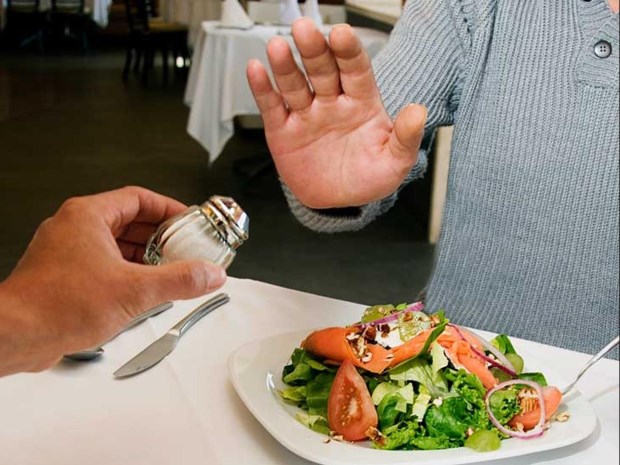 Sal en los alimentos