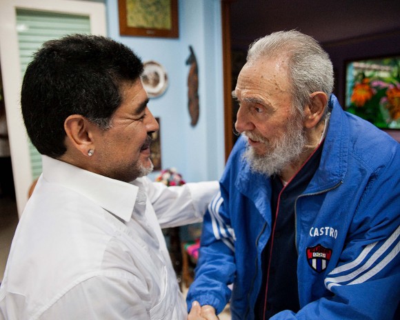 Fidel Castro y Maradona