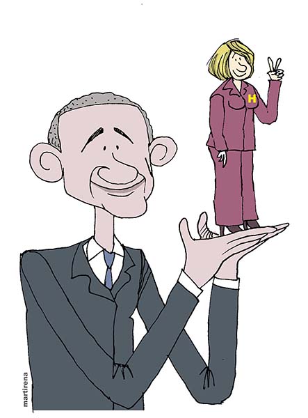 Obama apoya a Hillary Clinton