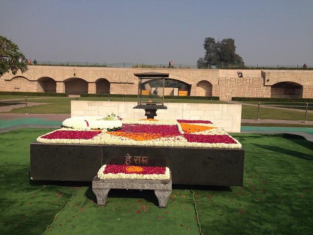 India-Día de la Independencia-Memorial Ghandi