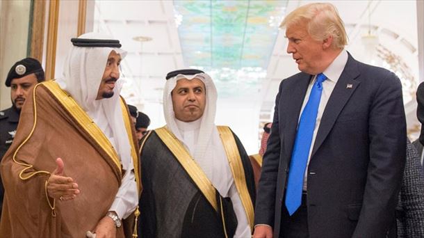 Donald Trump- rey Salman-Arabia Saudita