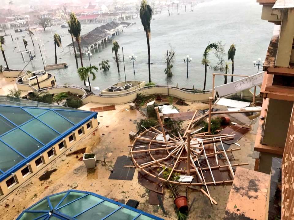 Impacto de Irma en Antigua