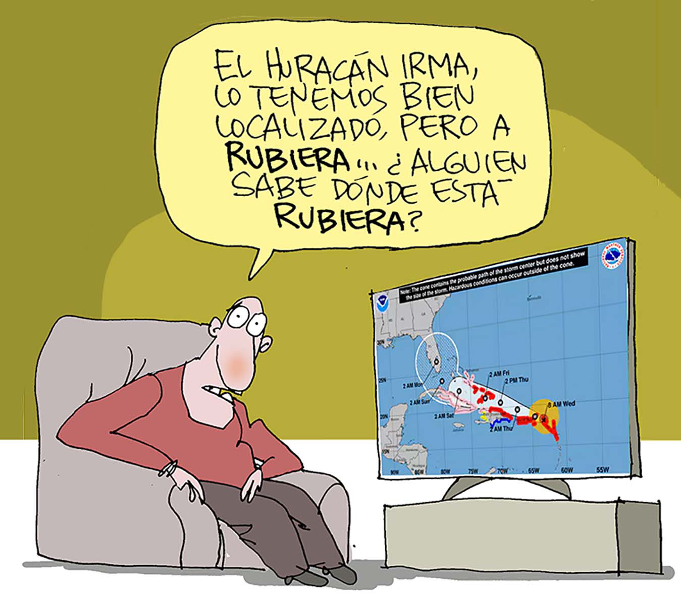 Caricatura, ausencia de Rubiera I