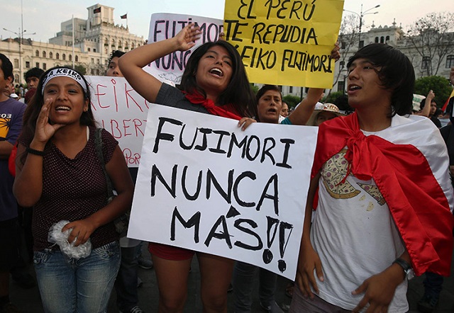 Marcha-Indulto a Fujimori