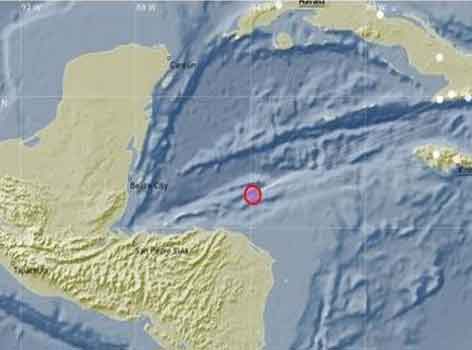 Sismo perceptible-occidente de Cuba