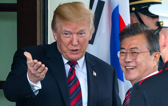 Trump y coreano