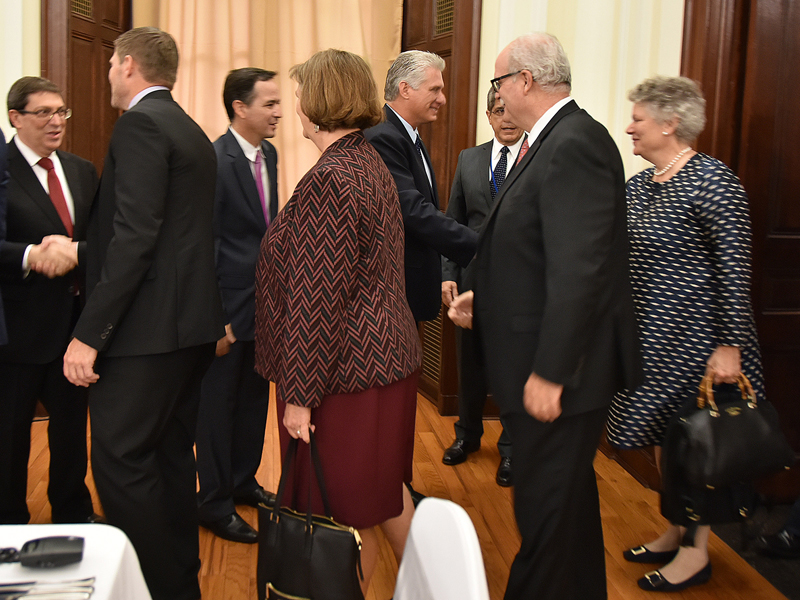 Encuentro con empresarios y líderes del sector agrícola en Estados Unidos.