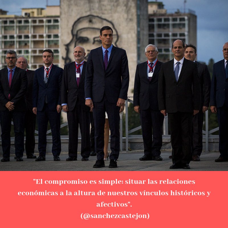 Pedro Sánchez sobre Cuba