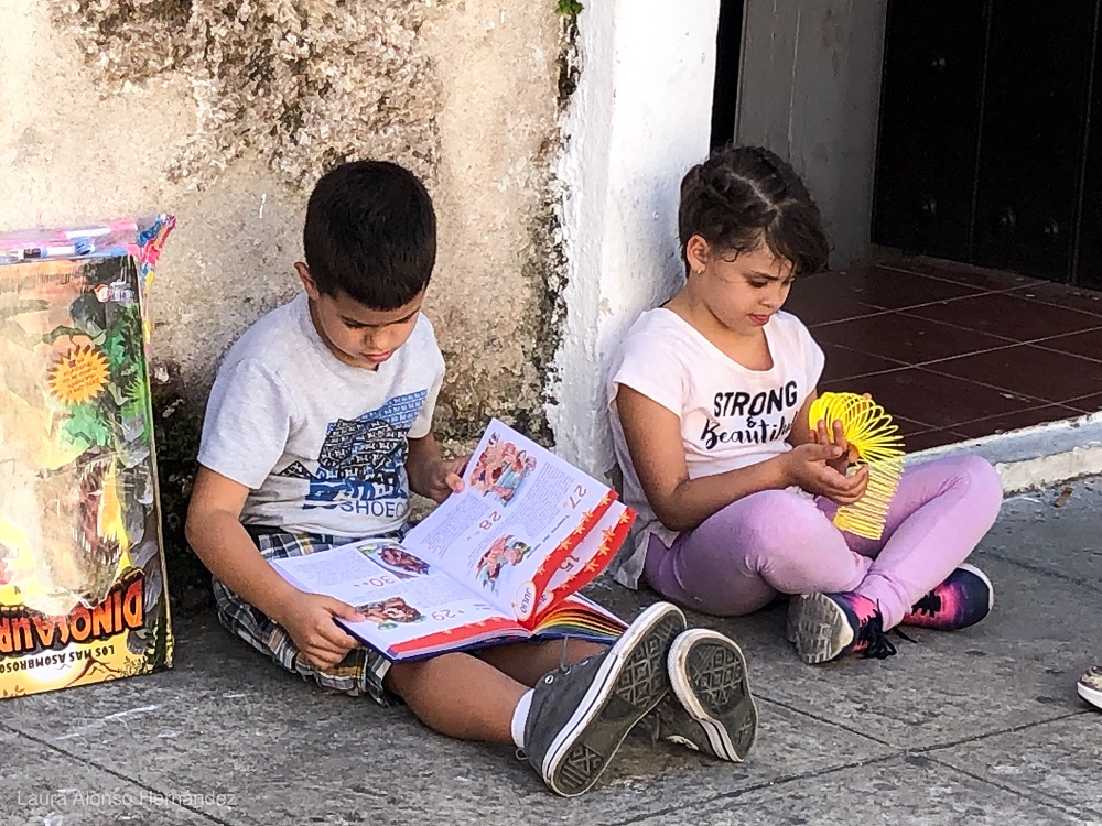 Los más pequeños de casa también disfrutan de la fiesta