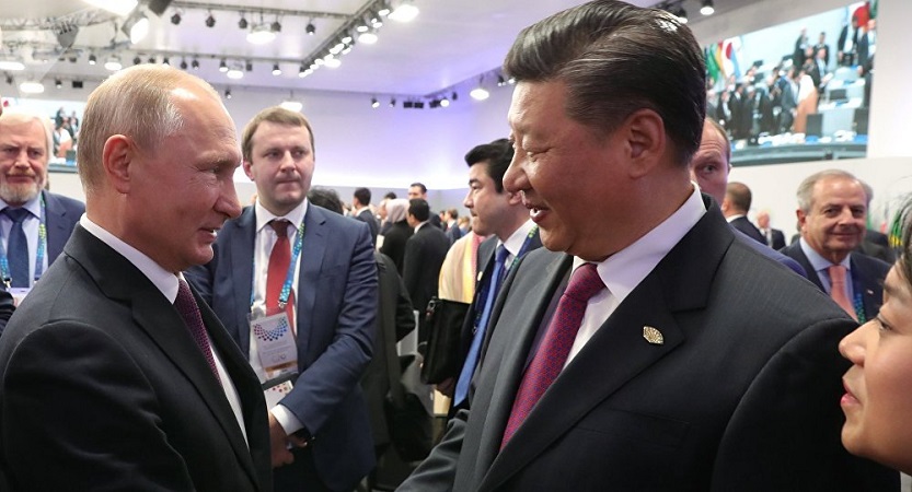 Vladimir Putin- gobierno del presidente Xi Jinping