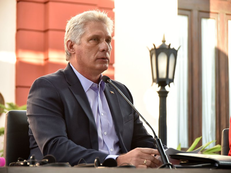 Miguel Diaz-Canel Bermudez, Caracas Venezuela 1