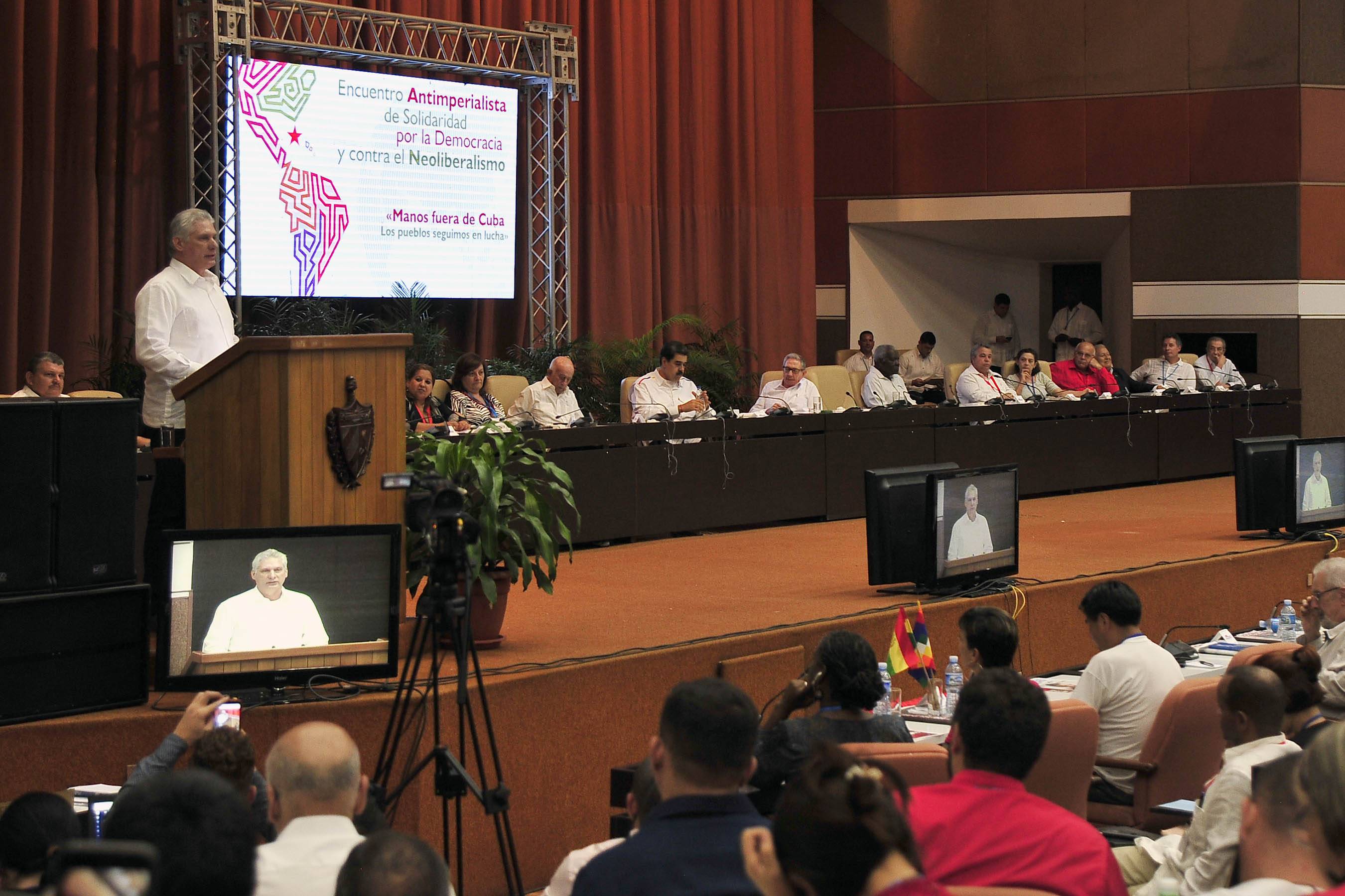 Días-Canel encuentro de solidaridad