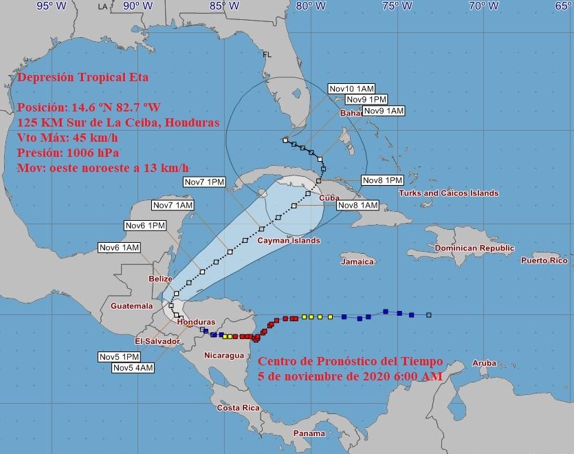 Depresión Tropical ETA