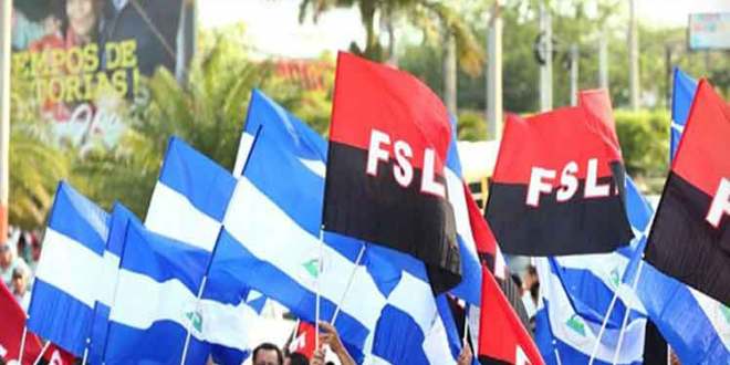 Nicaragua-Banderas-FSLN