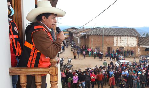 Pedro Castillo-Visita Amazona-Perú