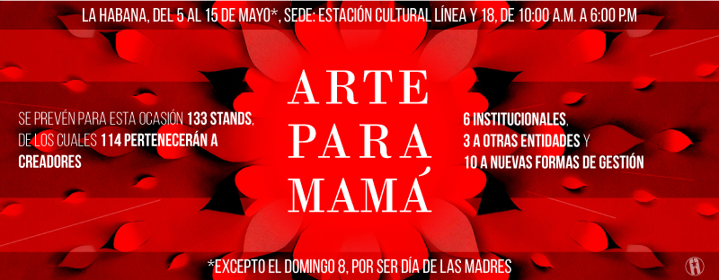 Cartel Feria Arte para Mamá