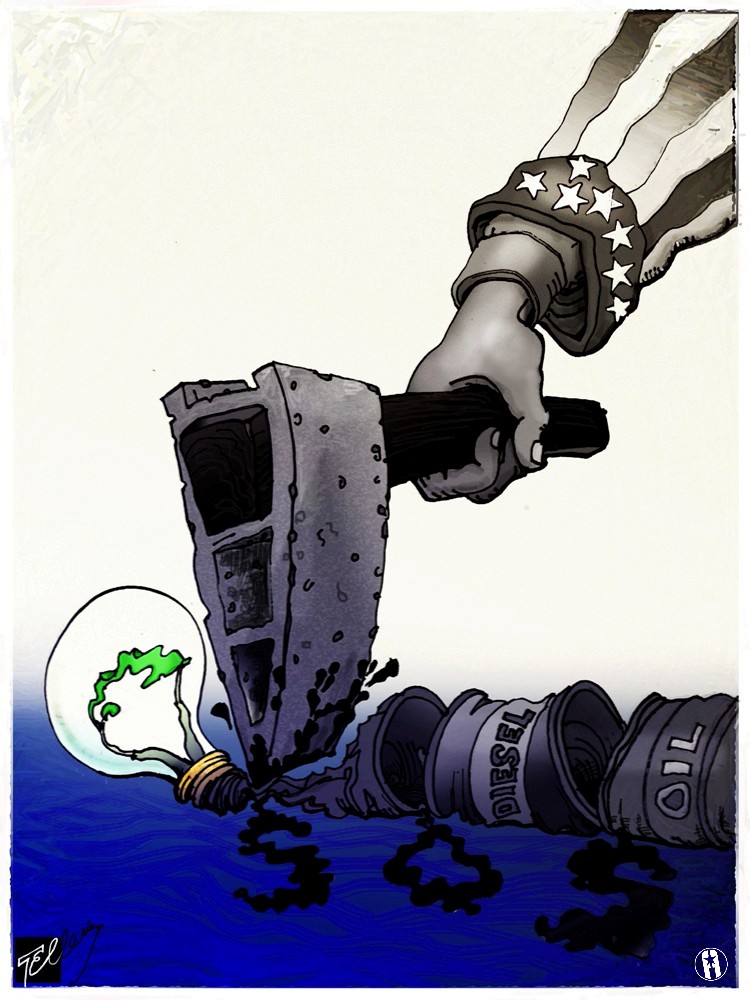 Politrazo Electricidad Bloqueo Cuba