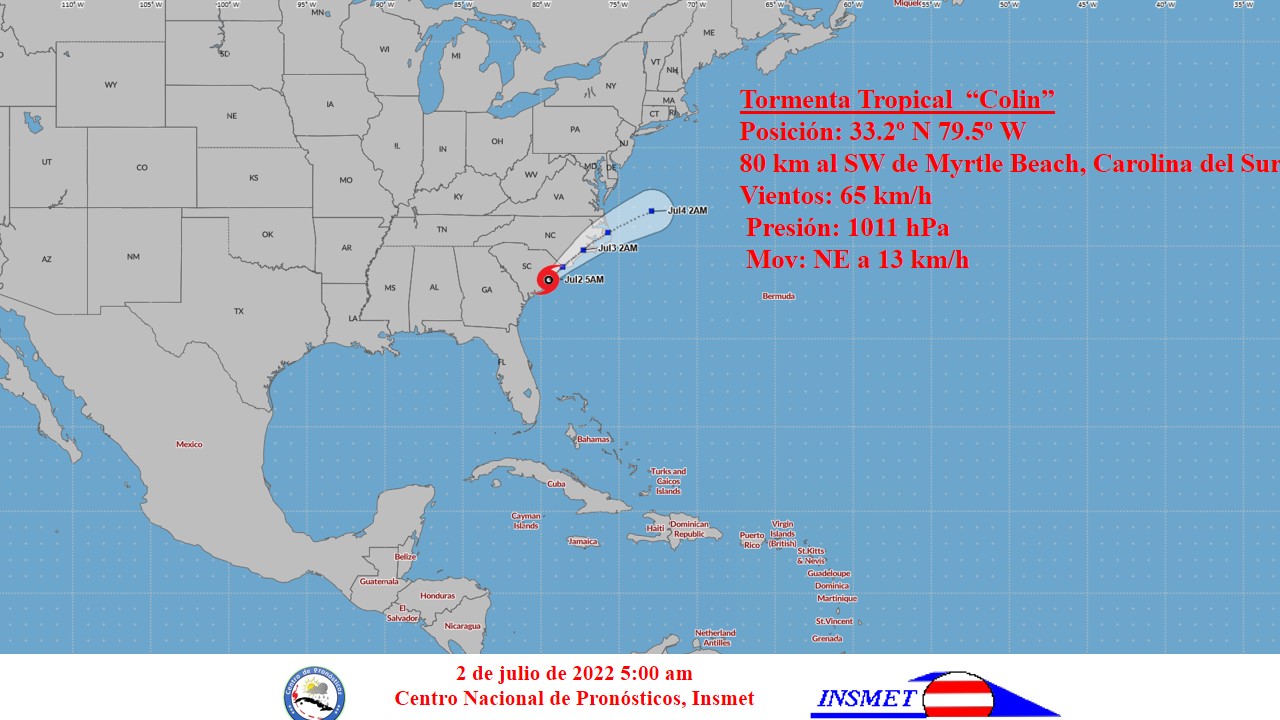 Tormenta Tropical Colin