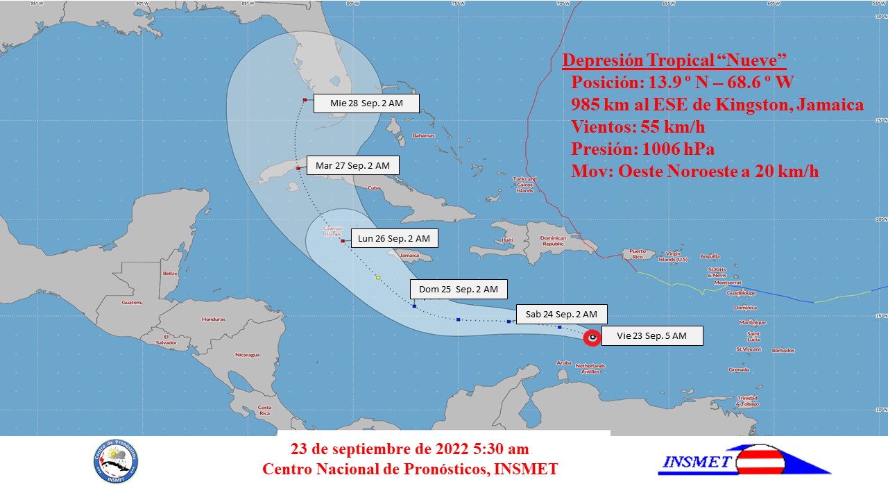 Depresión Tropical Nueve