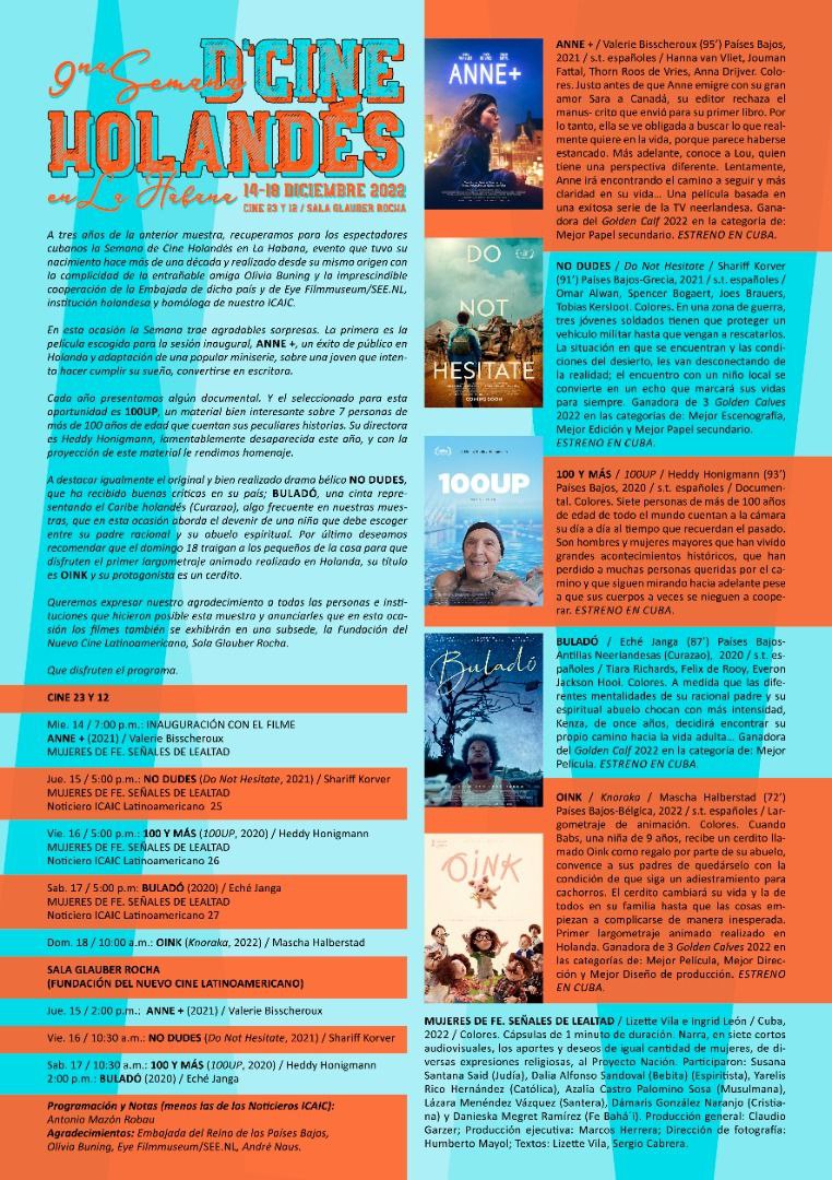 Festival de cine holandés calendario