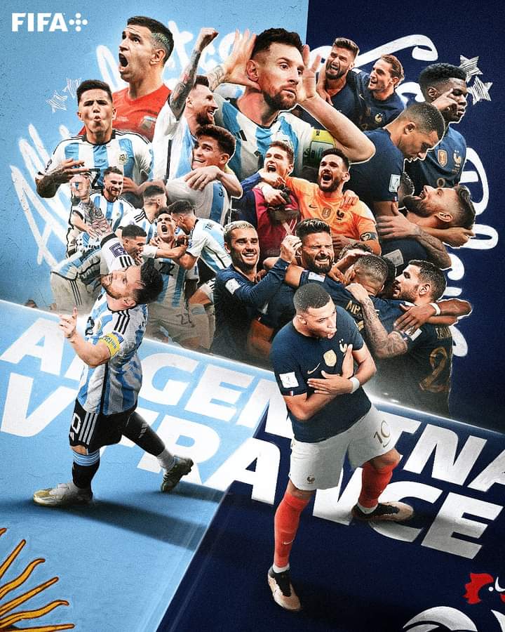 Argentina y Francia en la final del mundial