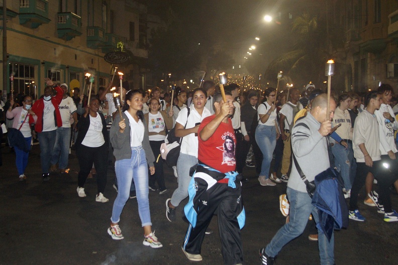 Tradicional Marcha de las Antorchas - Habana