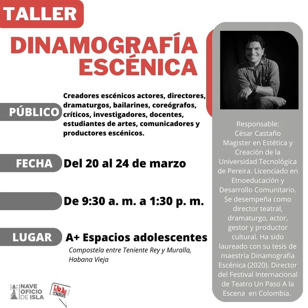 Taller dinamografía escénica