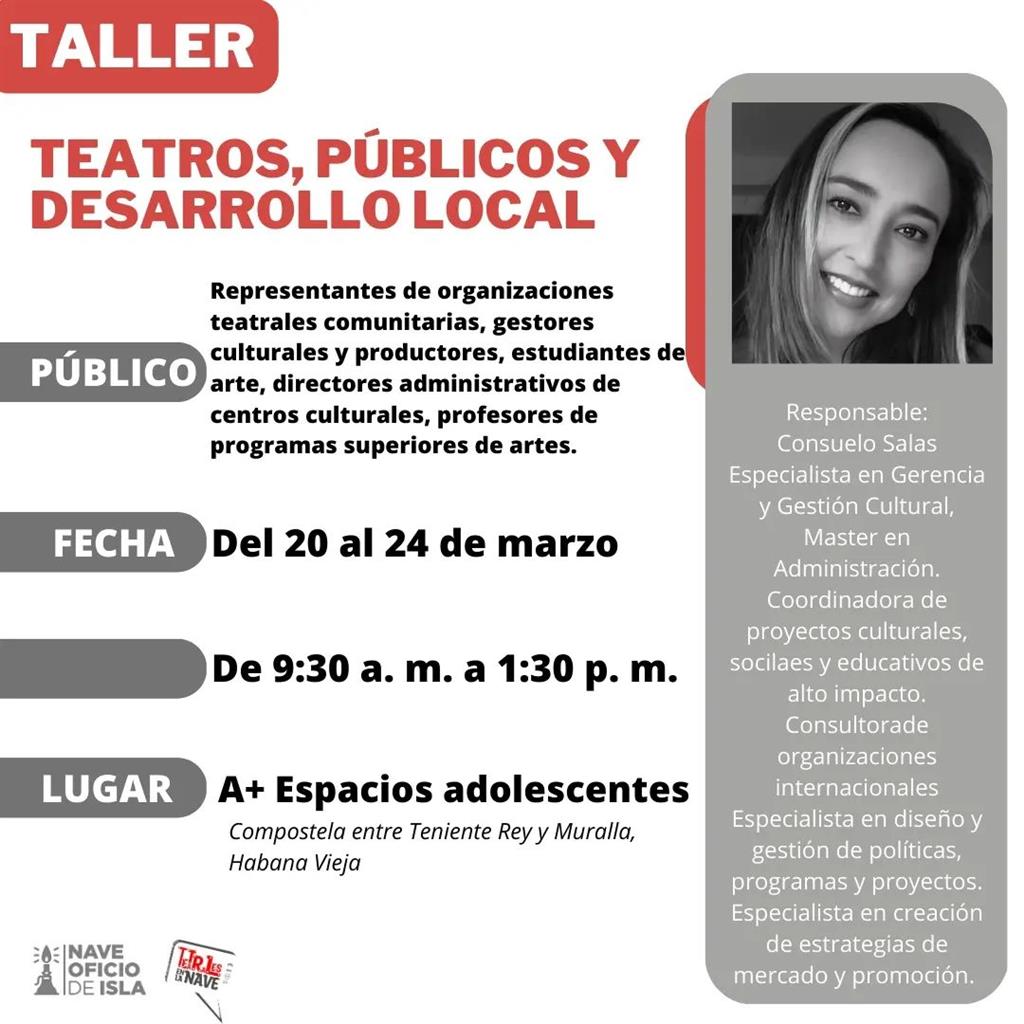 Taller teatros públicos desarrollo local