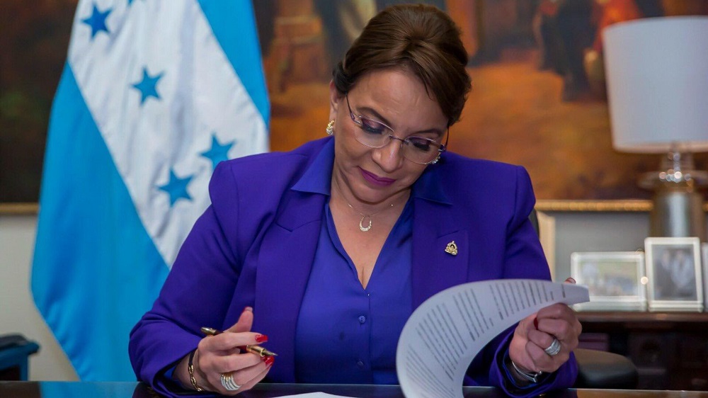 Xiomara Castro, presidenta de Honduras