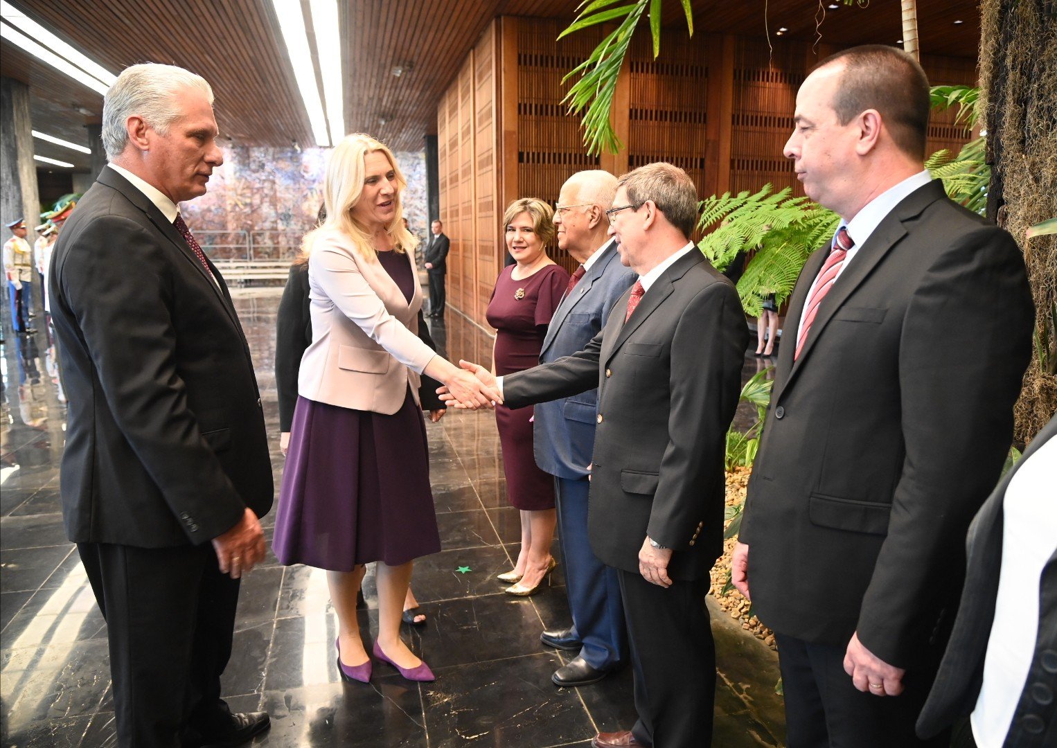 Presidenta de Bosnia y Herzegovina en Cuba