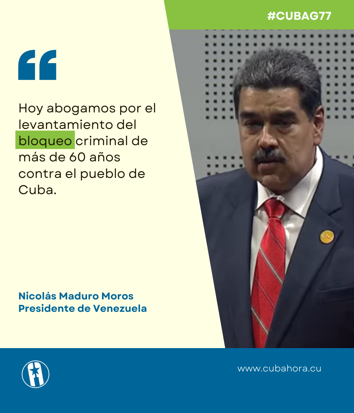 Maduro - G77