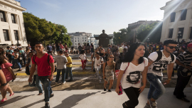 Estudiantes cubanos 