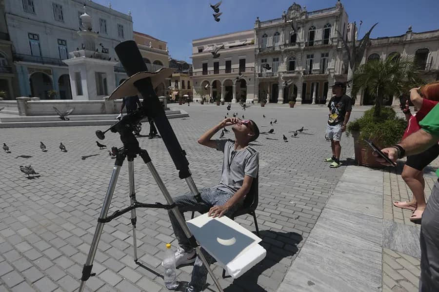 Eclipse en Cuba