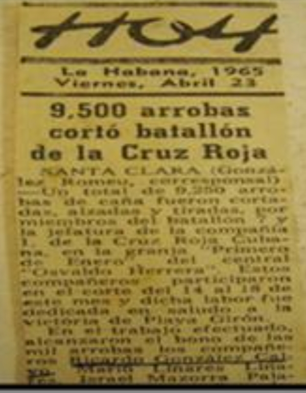 Labor de la Cruz Roja de Santa Clara