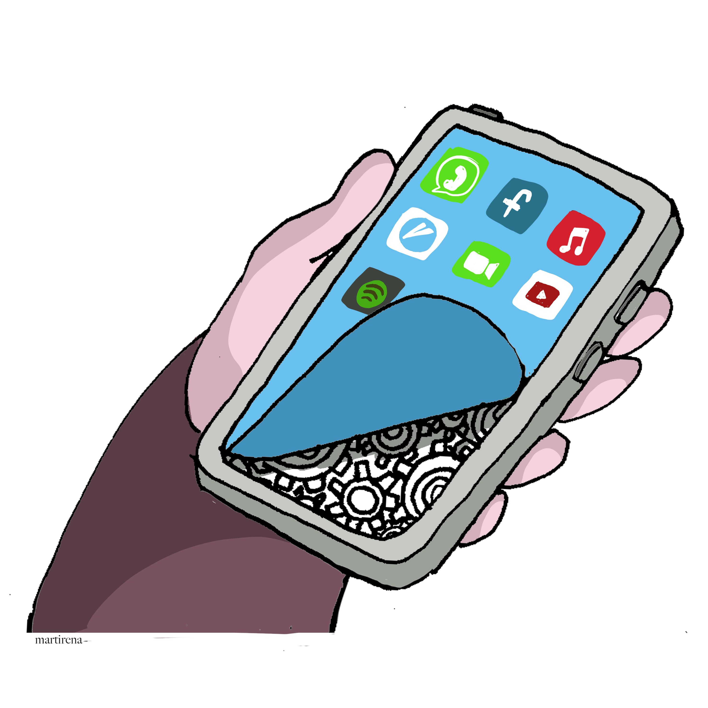 Está dejando de ser frecuente leer cómo usar el celular 