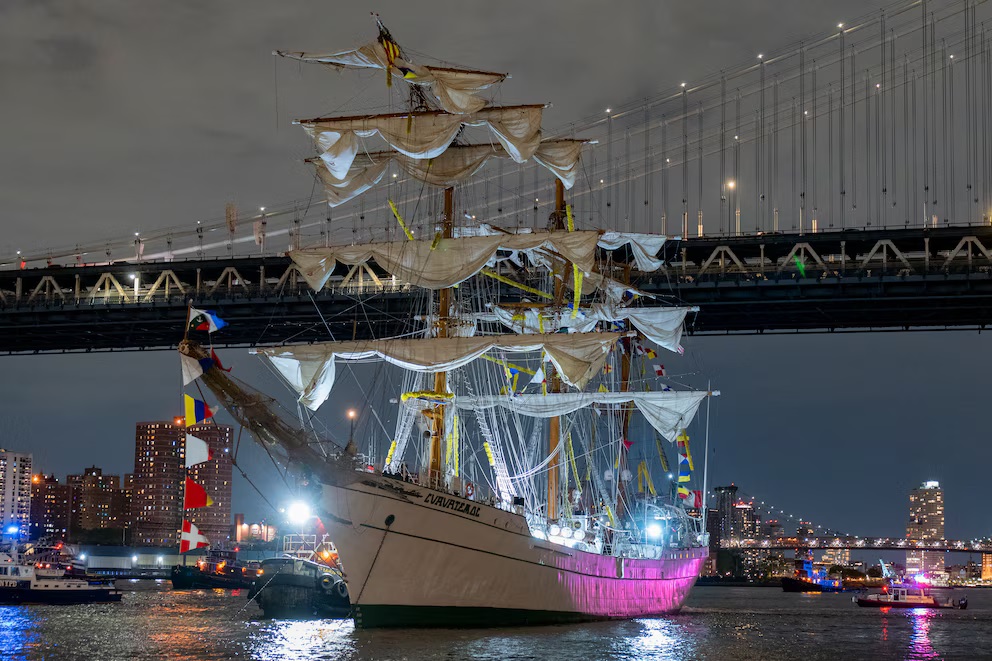 ¿Qué falló en el choque del Buque Escuela Cuauhtémoc? Un capitán estadounidense explica el accidente