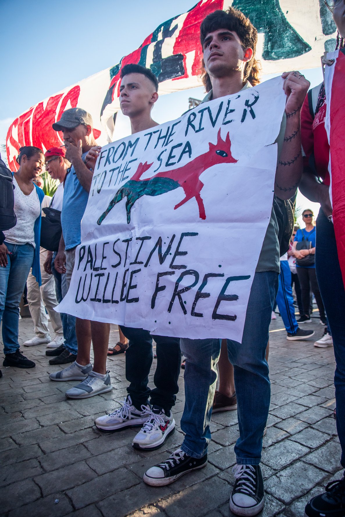Hoy mi lente es por Palestina 