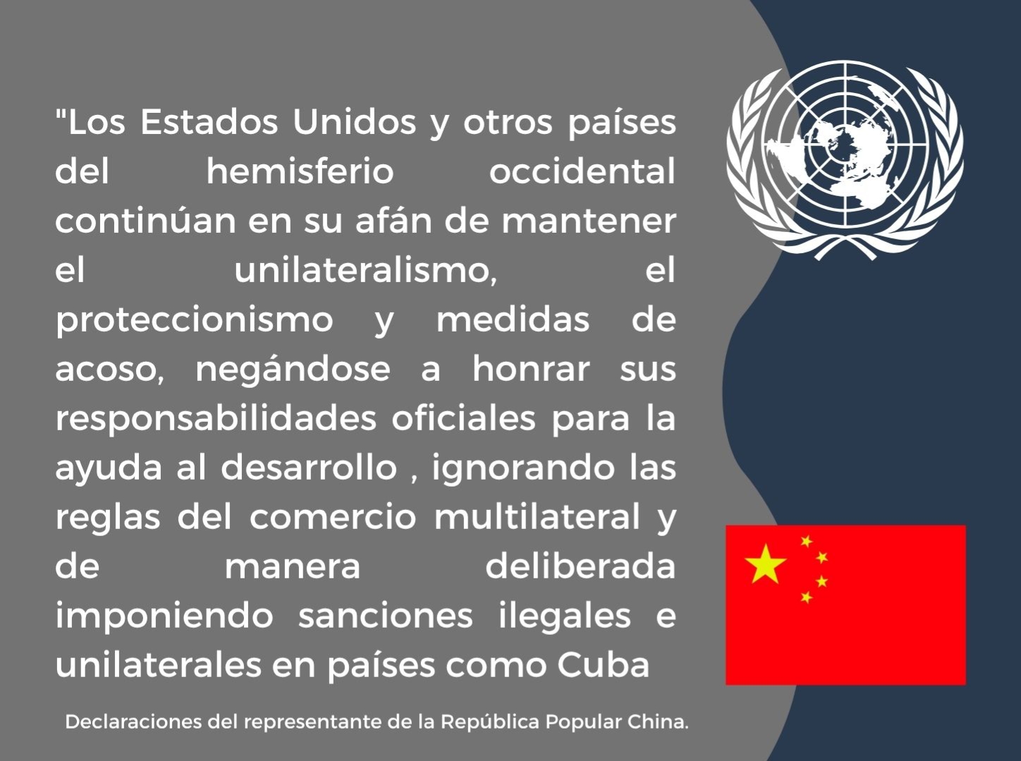 El mundo dice NO MÁS BLOQUEO