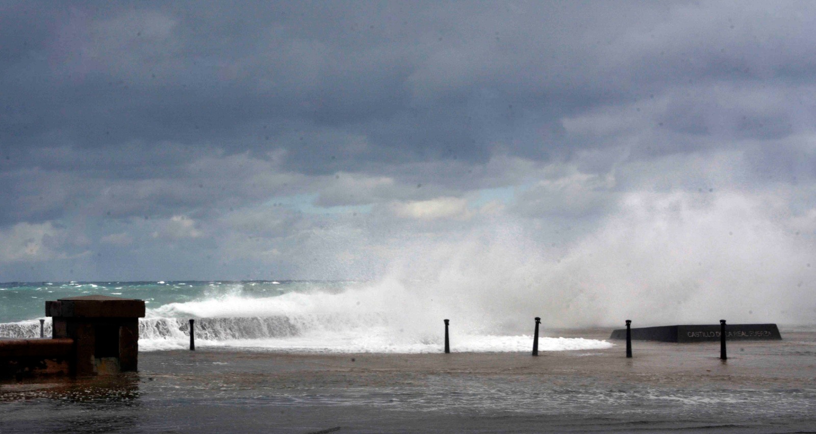 Inundaciones en el Malecón de La Habana